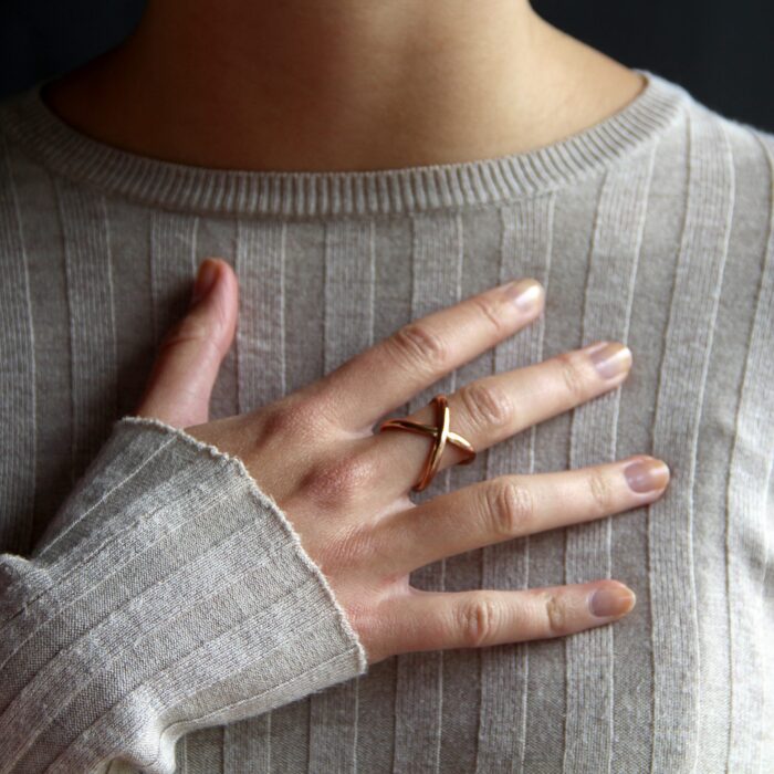 The Infinity Ring Rosé Goud - Afbeelding 2