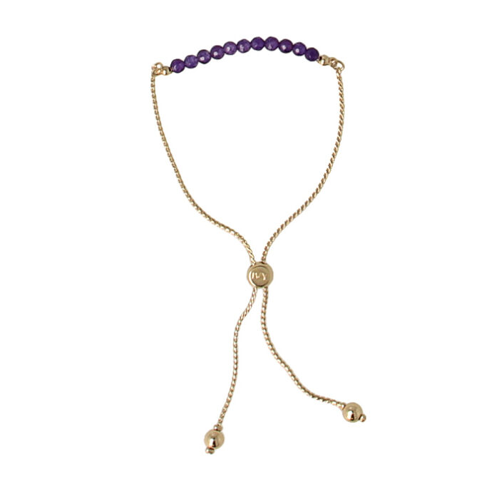 Subtle Shimmer Armband - Paars