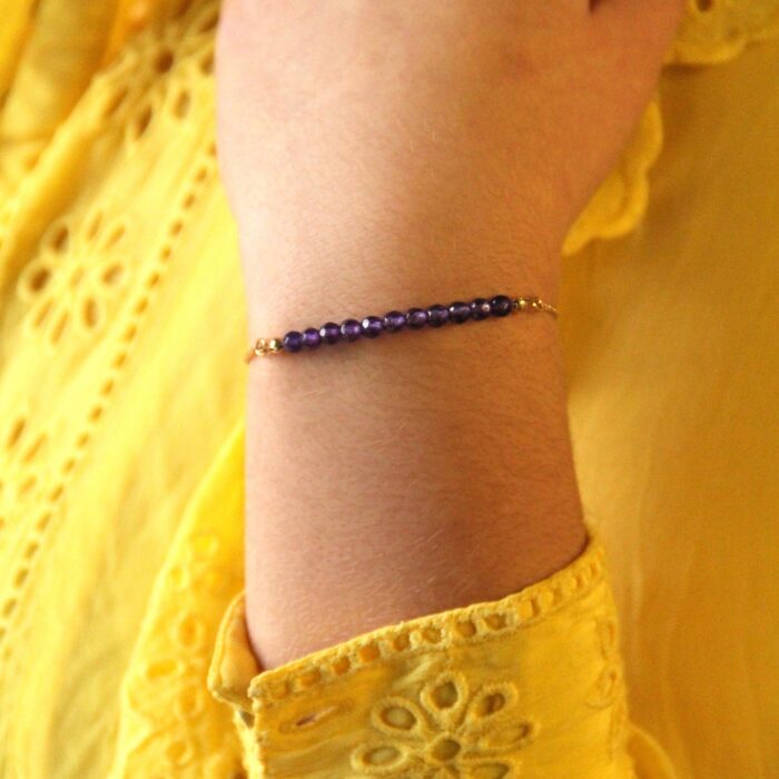 Subtle Shimmer Armband - Paars - Afbeelding 2