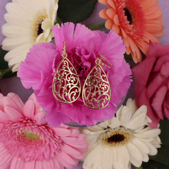 Flower Earrings Marrakech - Image 4