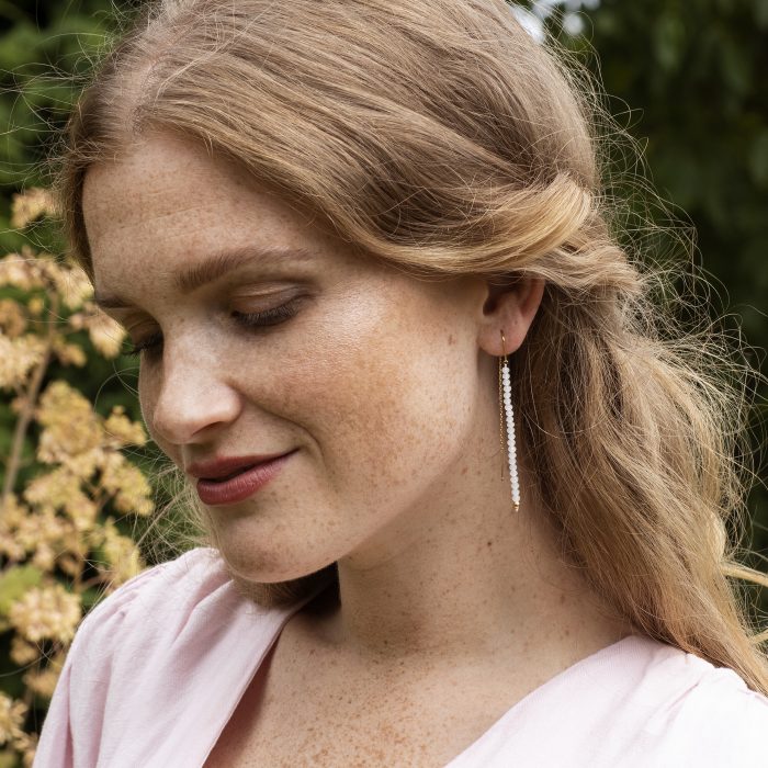 Amy Earhangers White - Afbeelding 2