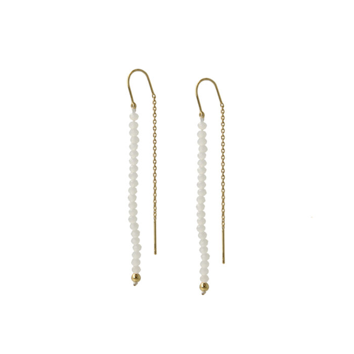 Amy Earhangers White - Afbeelding 4