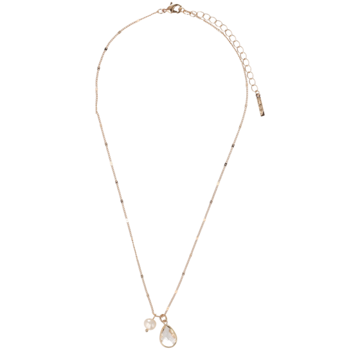 Crystal Pearl Necklace