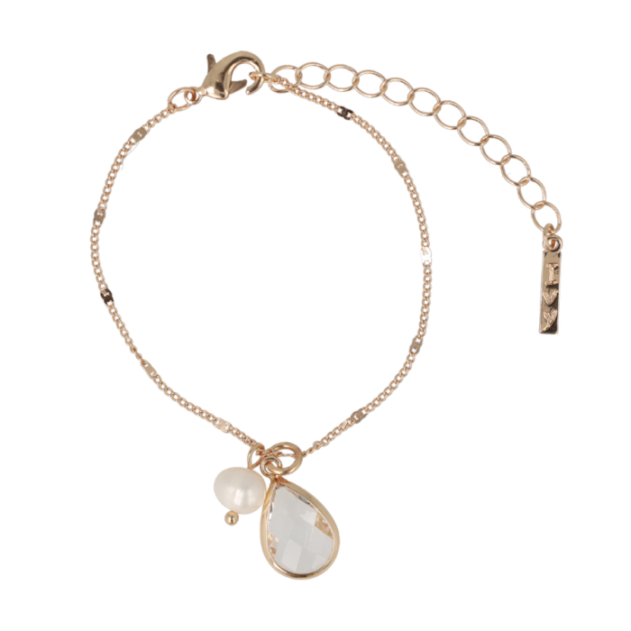 Crystal Pearl Bracelet