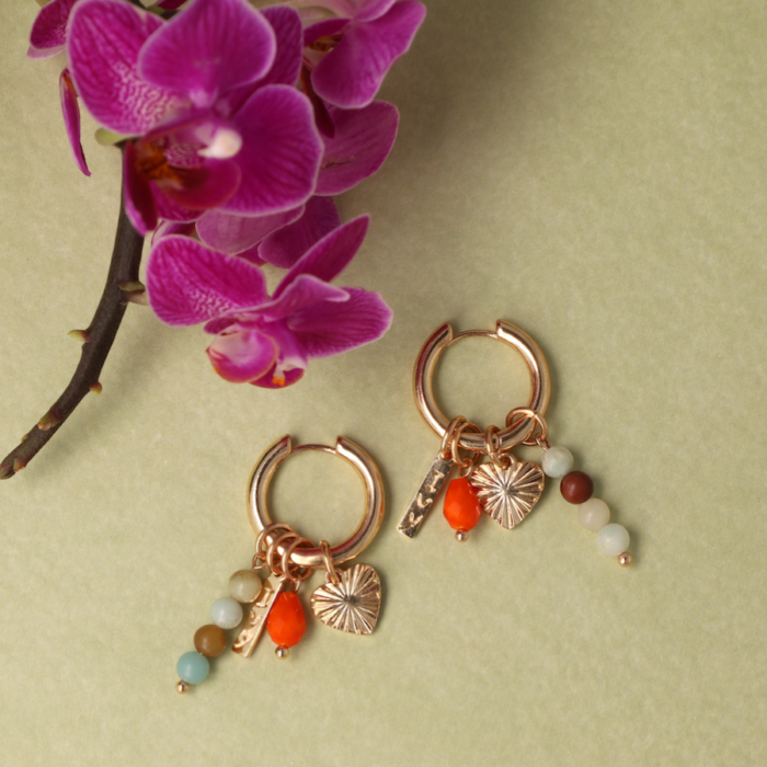 Mini Hoops Coral - Image 3