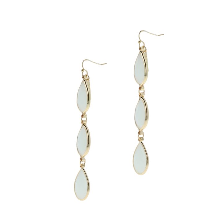 Triple Drop Earhangers Moonstone - Image 3
