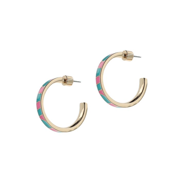 Colorful Enamel Hoops - Image 3