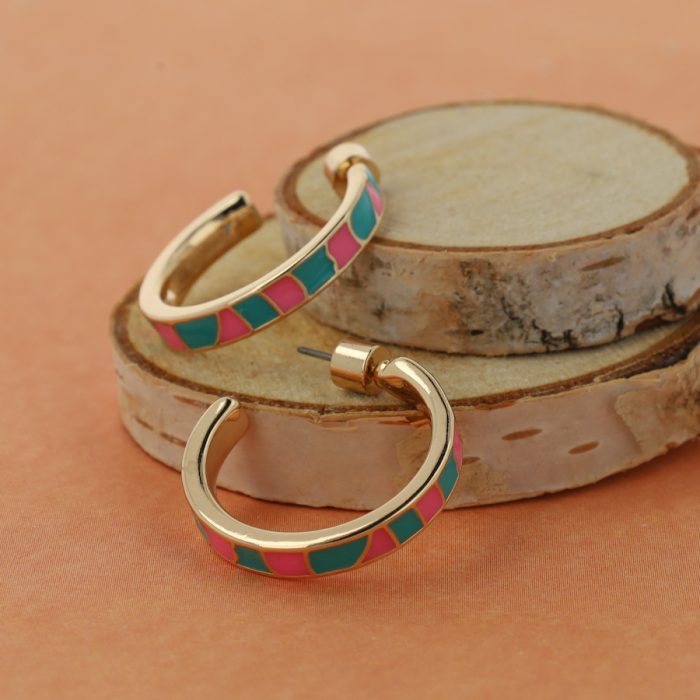Colorful Enamel Hoops - Image 4